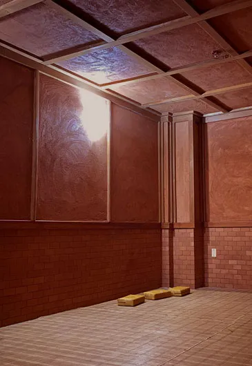 Red mud room and mineral body treatment at Crystal Spa in Los Angeles